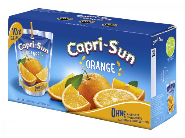 S2325 Capri Sonne Orange 10 x 0,20l