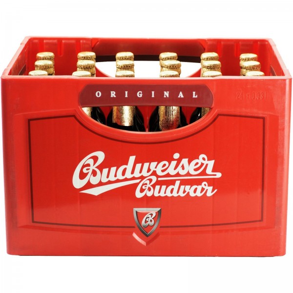 B1090 Budweiser Budvar Original Lager Hell 24 x 0,33l