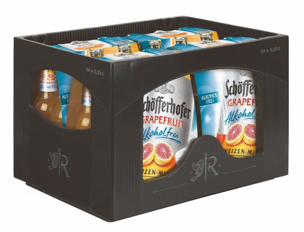 B1379 Schöfferhofer Hefe Alkoholfrei + Grapefruit 24 x 0,33l