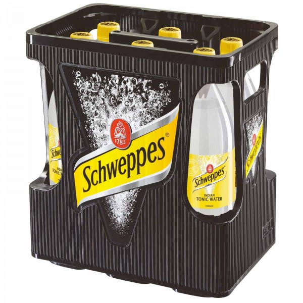 E32763 Schweppes Tonic Water 6 x 1,0l PET