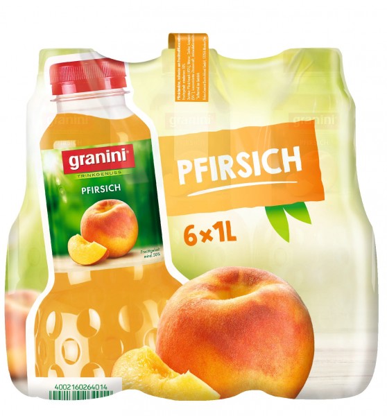 S2505 Granini Pfirsichnektar 6 x 1,0l