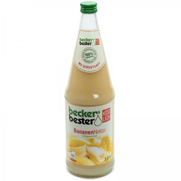 S0231 Flasche Becker Bananennektar 1,0l
