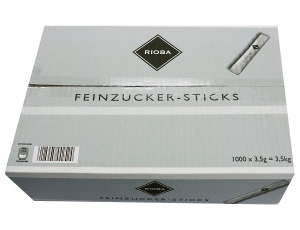 K5233 Rioba Feinzucker (1000 Sticks a 3,5g)