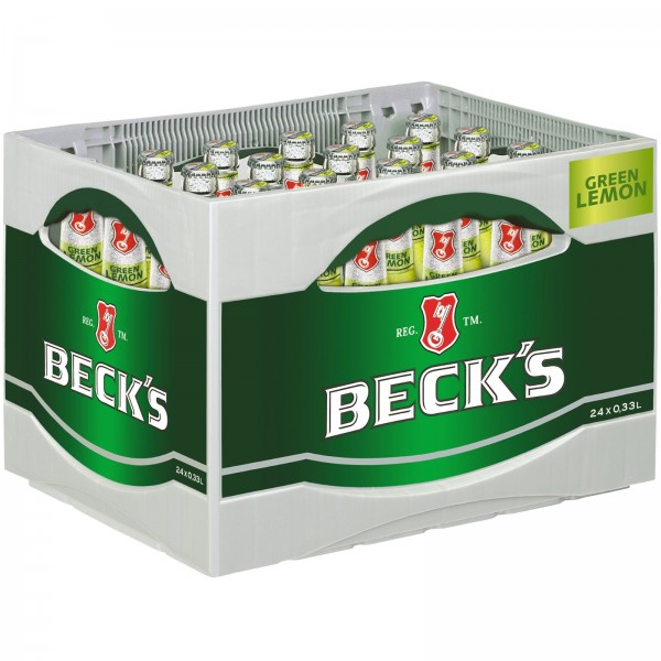 B1002 Beck's Green - Lemon 24 x 0,33l