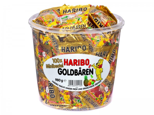 K6007 Minibeutel 100er Haribo Goldbären