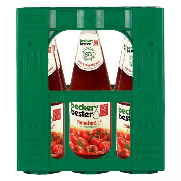 S2285 Becker Tomatensaft 100% 6 x 1,0l