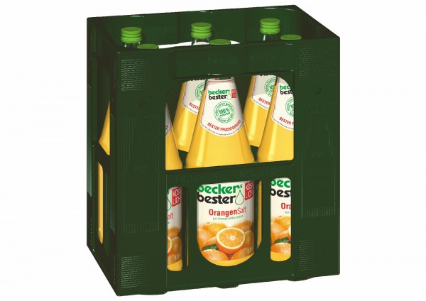 S2265 becker Orangensaft 6 x 1,0l