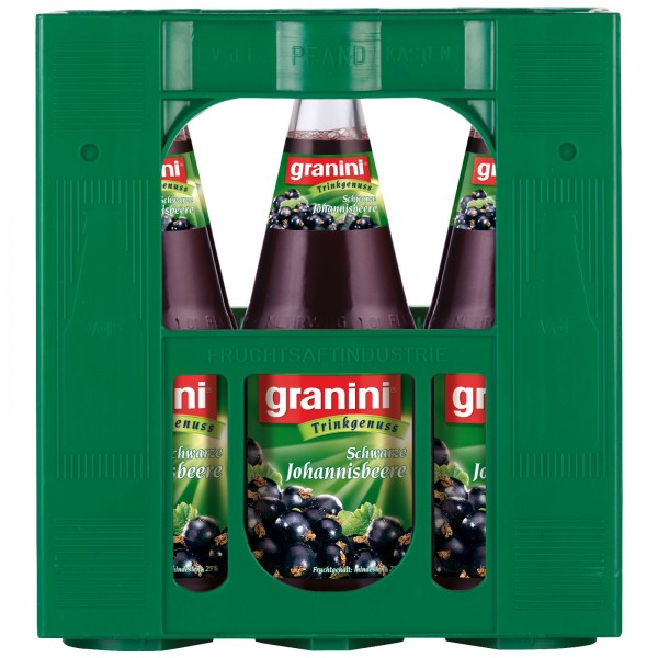 S2446 Granini Schwarze Johannisbeere 6 x 1,0l