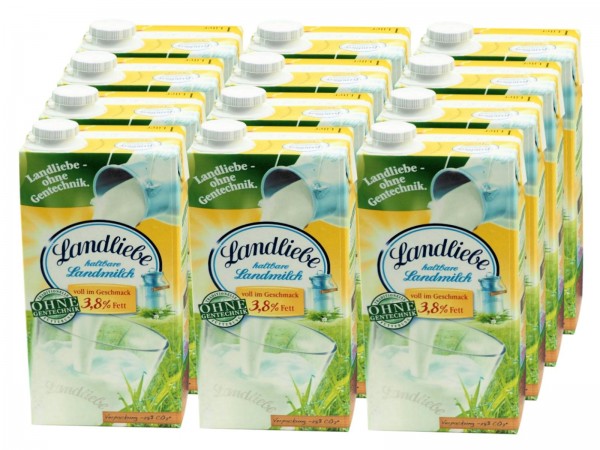 K5014 Landliebe H-Milch 3,8% 12 x 1,0l