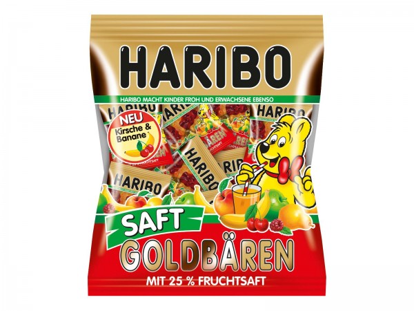 K6009 Minibeutel Haribo Saft - Goldbären 220g