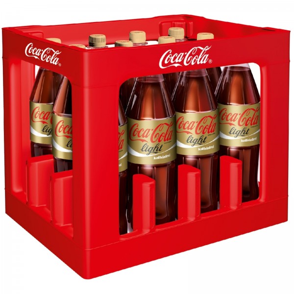 E3087 Coca Cola light koffeinfrei 12 x 1,0l