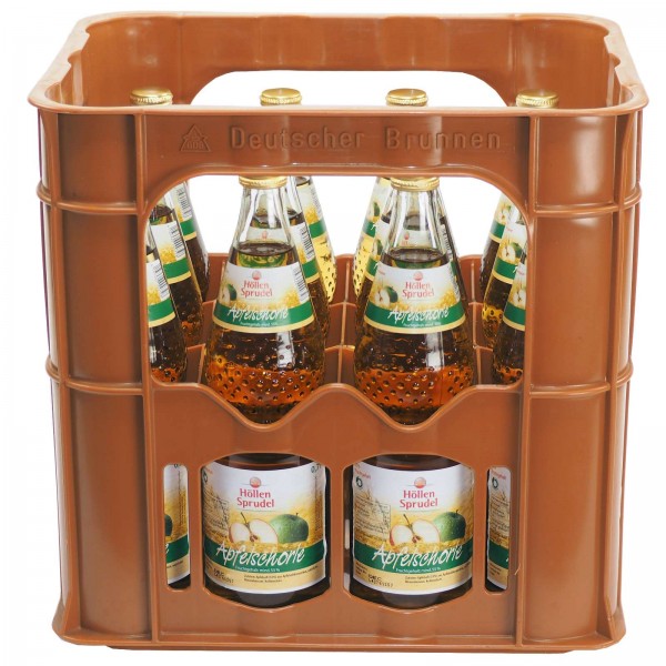 E3239 Höllen Sprudel Apfelschorle 12 x 0,70l Glas
