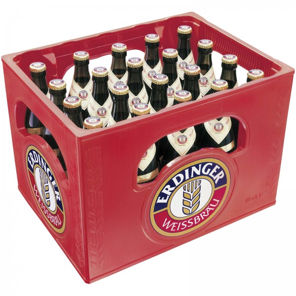 B1375 Erdinger Weißbier Hefe Hell 20 x 0,50l