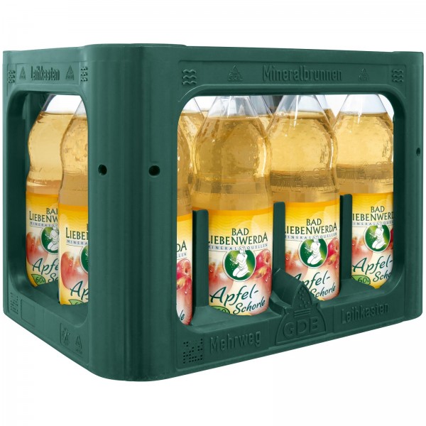 E3251 Bad Liebenwerda Apfelschorle 60% 12x1,0l PET