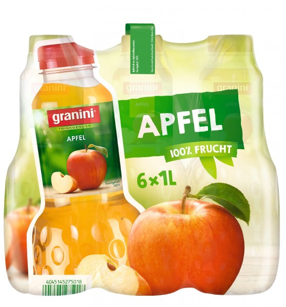 S2435 Granini Apfelsaft 6 x 1,0l