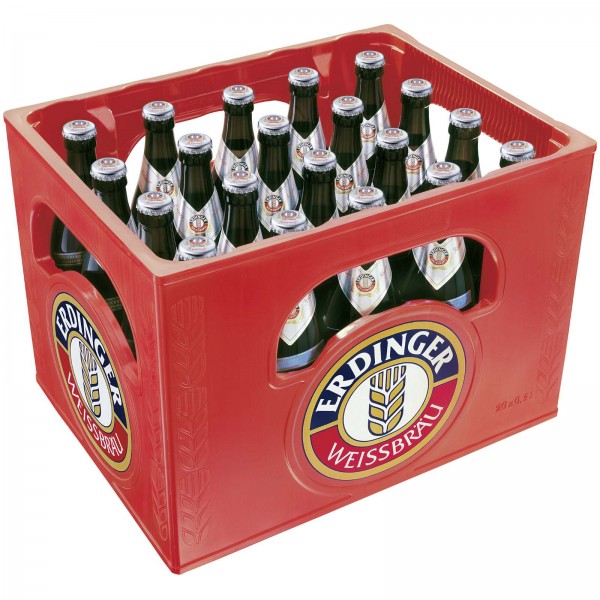 B1380 Erdinger Weißbier Kristall 20 x 0,50l