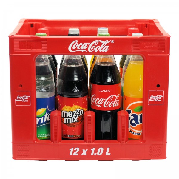 Beispiel Cola-Mix Kasten 12 x 1,0l