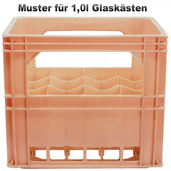 S1420 Leerkasten Wasser 12 x 1,00l GLAS