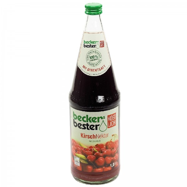 S0256 Flasche Becker Kirschnektar 1 x 1,0l