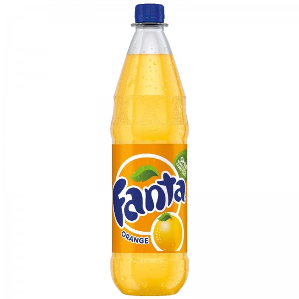 E0110 Flasche Fanta Orange 1,0l