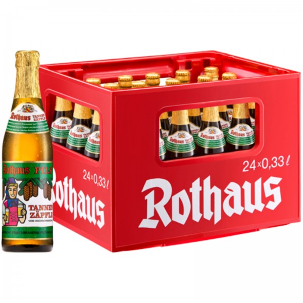 B1214 Rothaus Pils Tannen Zäpfle 24 x 0,33l