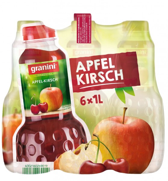 S2465 Granini Apfel-Kirsch 6 x 1,0l