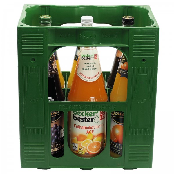 Beispiel Saft-Mix Kasten 6 x 1,0l