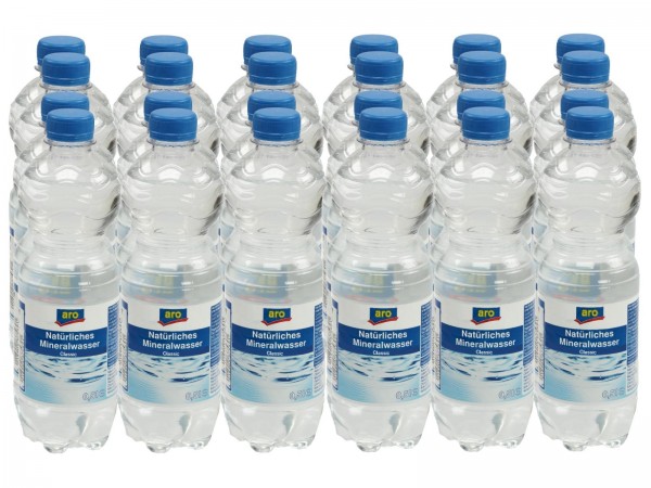 M4008 aro Mineralwasser 24 x 0,50l EW-PET