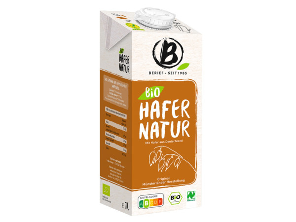 K5017 Berief Bio Hafer Drink Natur 1,0l