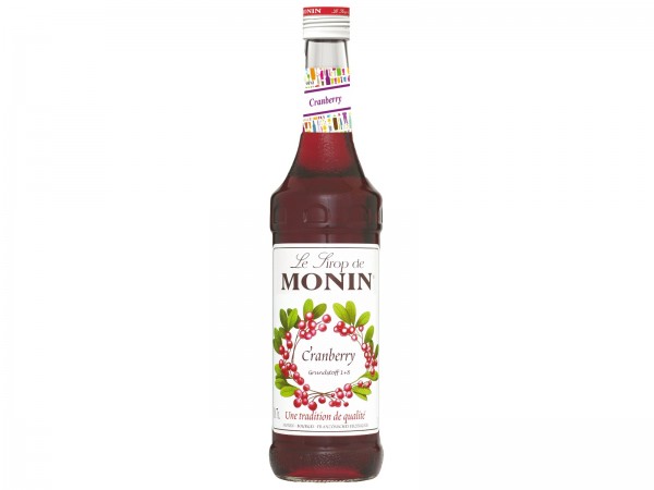 G0530 Monin Sirup Cranberry 0,70l