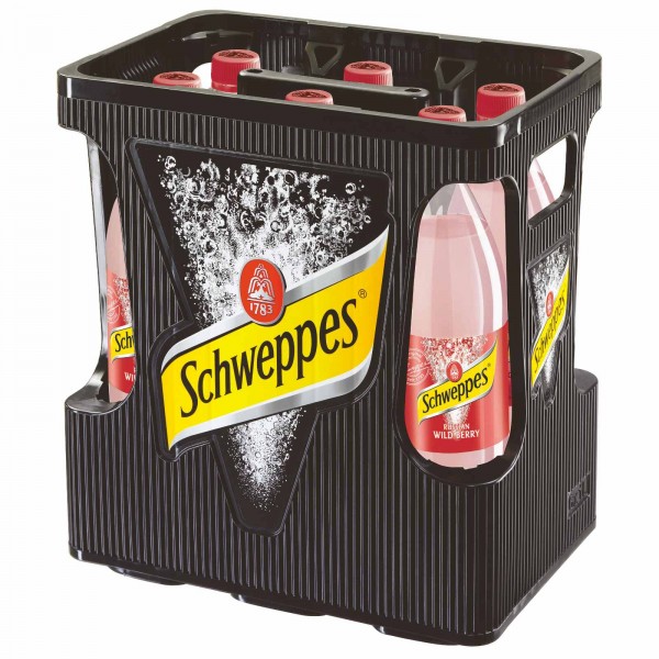 E3273 Schweppes Russian Wild Berry 6x1,0l PET