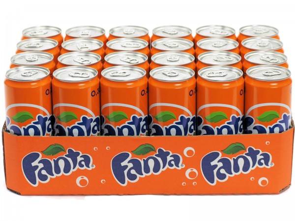 E3186 Fanta Orange 24 x 0,33l Dosen