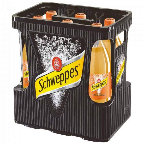 E3268 Schweppes Bitter Orange 6 x 1,0l PET