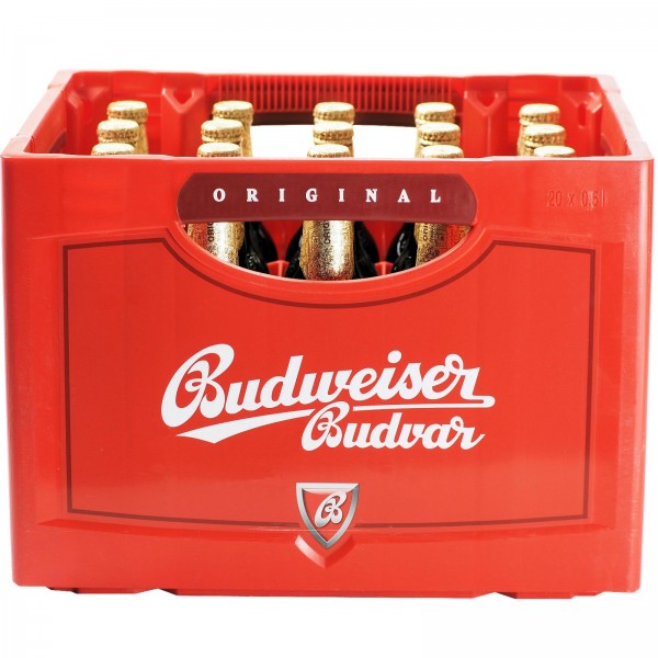 B1092 Budweiser Budvar Original Lager Hell 20 x 0,50l