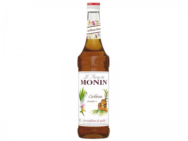 G0515 Monin Sirup Carribean-Rum (Alkoholfrei )0,70l